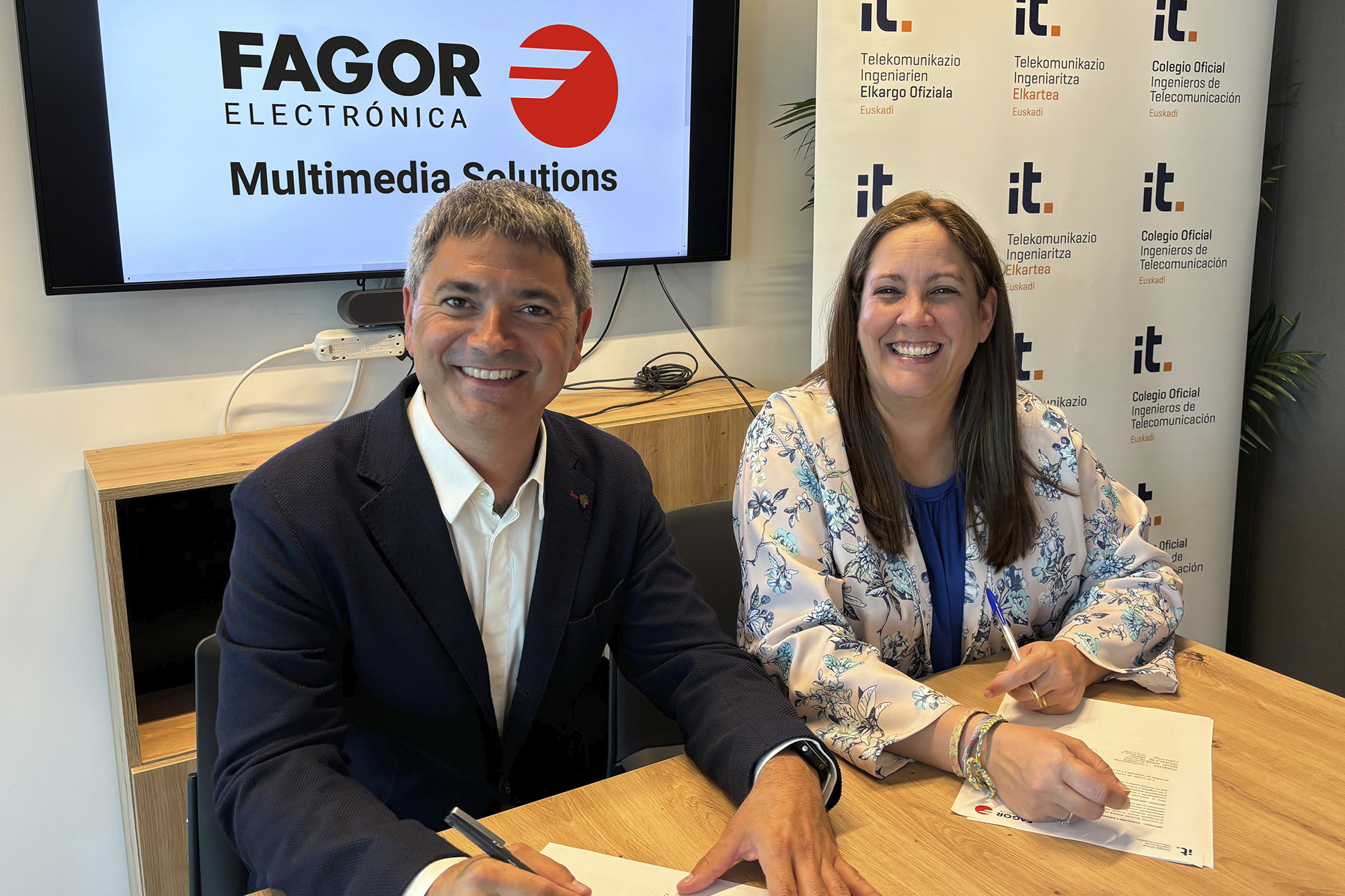 Fagor Multimedia Solutions firma un acuerdo con el COIT